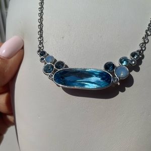 Blue Crystal necklace